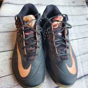NIKE KD 7 ELITE MEN'S ATHLETIC SHOES ROSE GOLD BLACK/BRONZE CODE SIZE 11.5
